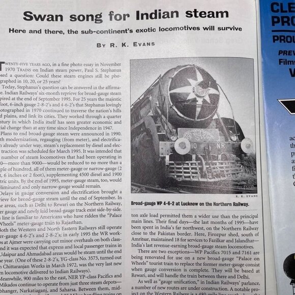 Trains Magazine of Railroading  u January 1996 VOl 56 No 1 Wabash Country Union - Picture 10 of 12